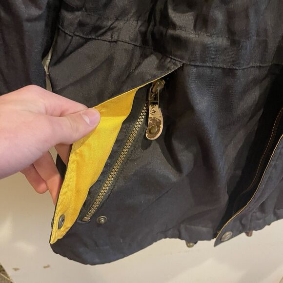 Vtg Classic NORDICA Sportsystem Men's Long Ski Snowboard Jacket M Black Red - Picture 4 of 9